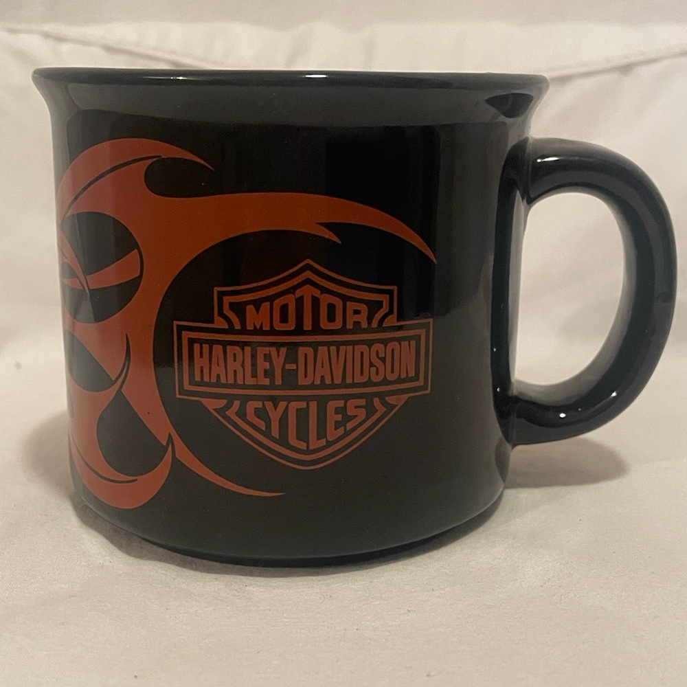 Harley-Davidson Black Ceramic Mug
